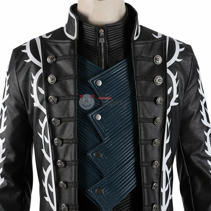 Vergil Costume Devil May Cry 5 Cosplay Costumes Windbreaker Full Set 11 Vergil Costume Devil May Cry 5 Cosplay Costumes Windbreaker Full Set - Image 9