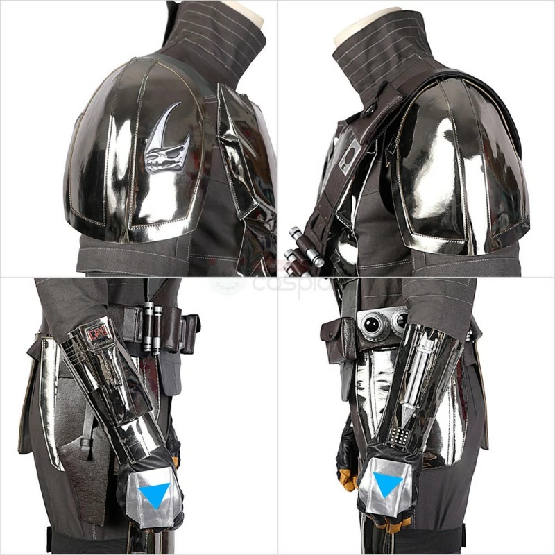 The Mandalorian Season 2 Cosplay Costume Halloween Outfit 14 The Mandalorian Season 2 Cosplay Costume Halloween Outfit - Image 12