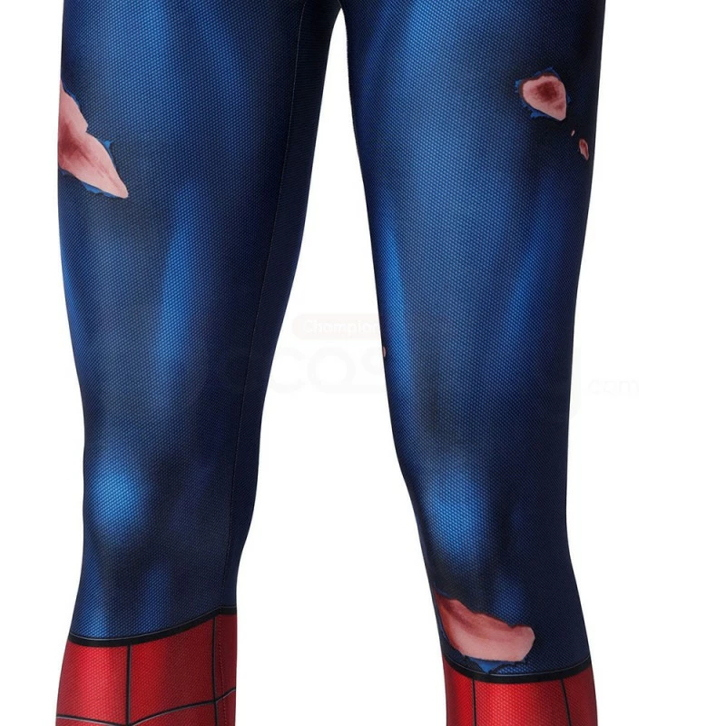 Spider-Man PS5 Classic Suit Spiderman Damaged Cosplay Costume 10 Spider-Man PS5 Classic Suit Spiderman Damaged Cosplay Costume - Image 8