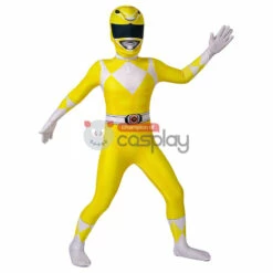 Mighty Morphin Power Rangers Cosplay Costume Yellow Ranger Suit For Kids -DreamSuit Store 9 800x800 152