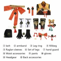 Xiangling Costume Game Genshin Impact Cosplay Suit -DreamSuit Store 9 800x800 86