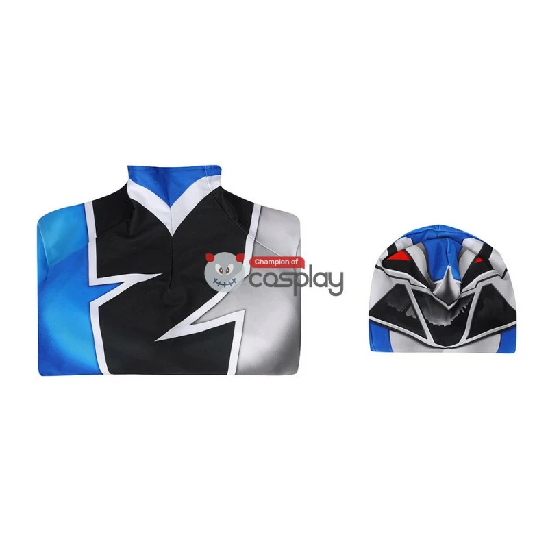 Blue Power Rangers Costume Kishiryu Sentai Ryusoulger Blue Solider Melto Cosplay Suit 14 Blue Power Rangers Costume Kishiryu Sentai Ryusoulger Blue Solider Melto Cosplay Suit - Image 12
