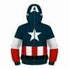 Kids Captain America Zip Up Long Sleeve Hoodies -DreamSuit Store BFV 004 1 800x800 1