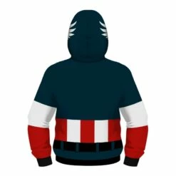 Kids Captain America Zip Up Long Sleeve Hoodies -DreamSuit Store BFV 004 2 800x800 1