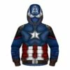 Kids Captain America Zip Up Hoodie -DreamSuit Store BFV 028 1 800x800 1