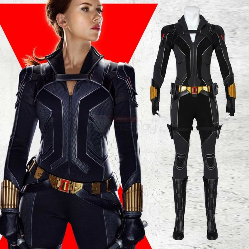 2021 New Black Widow Suit Natasha Romanoff Cosplay Costume Top Level 8 2021 New Black Widow Suit Natasha Romanoff Cosplay Costume Top Level - Image 6