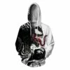 3D Print Pattern Venom Long Sleeve Zip Up Hoodie -DreamSuit Store BWLA 011 1 800x800 1