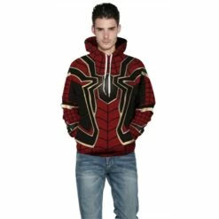 3D Print Pattern Avengers Endgame Spider Man Long Sleeve Hoodie -DreamSuit Store QYDM 319 3 800x800 1