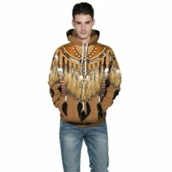 Tribal Style Native American 3D Print Pattern Long Sleeve Hoodie -DreamSuit Store QYXH 307 3 800x800 1