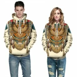 Fashion 3D Print American Indian Owl Pattern Hoodie -DreamSuit Store QYXH 311 5 800x800 1
