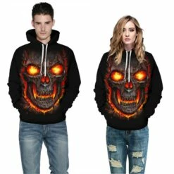 3D Print Halloween Daily Going Out Skull Logo Hoodie -DreamSuit Store QYXH 382 5 800x800 1