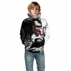 Kids Venom 3D Print Pattern Long Sleeve Hoodie -DreamSuit Store TZ 102 3 800x800 1