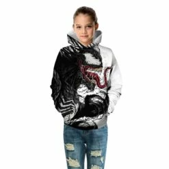 Kids Venom 3D Print Pattern Long Sleeve Hoodie -DreamSuit Store TZ 102 4 800x800 1