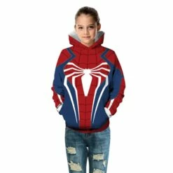 Kids Spider Man PS4 3D Print Pattern Long Sleeve Hoodie -DreamSuit Store TZ 125 4 800x800 1