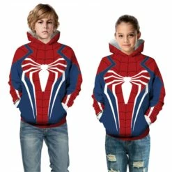 Kids Spider Man PS4 3D Print Pattern Long Sleeve Hoodie -DreamSuit Store TZ 125 5 800x800 1