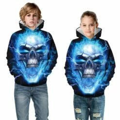 Kids Halloween Daily Going Out Skull Pattern Long Sleeve Hoodie -DreamSuit Store TZ 193 5 800x800 1