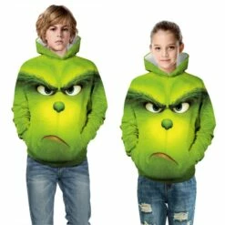 Kids Fashion The Grinch Pattern Long Sleeve Hoodie -DreamSuit Store TZ 208 5 800x800 1