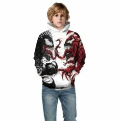 Kids Venom Pattern Long Sleeve Hoodie -DreamSuit Store TZ 279 3 800x800 1