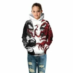 Kids Venom Pattern Long Sleeve Hoodie -DreamSuit Store TZ 279 4 800x800 1