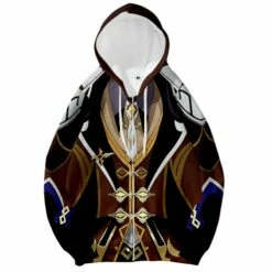 Zhongli 3D Print Hoodie Game Genshin Impact Fashion Sweatshirts