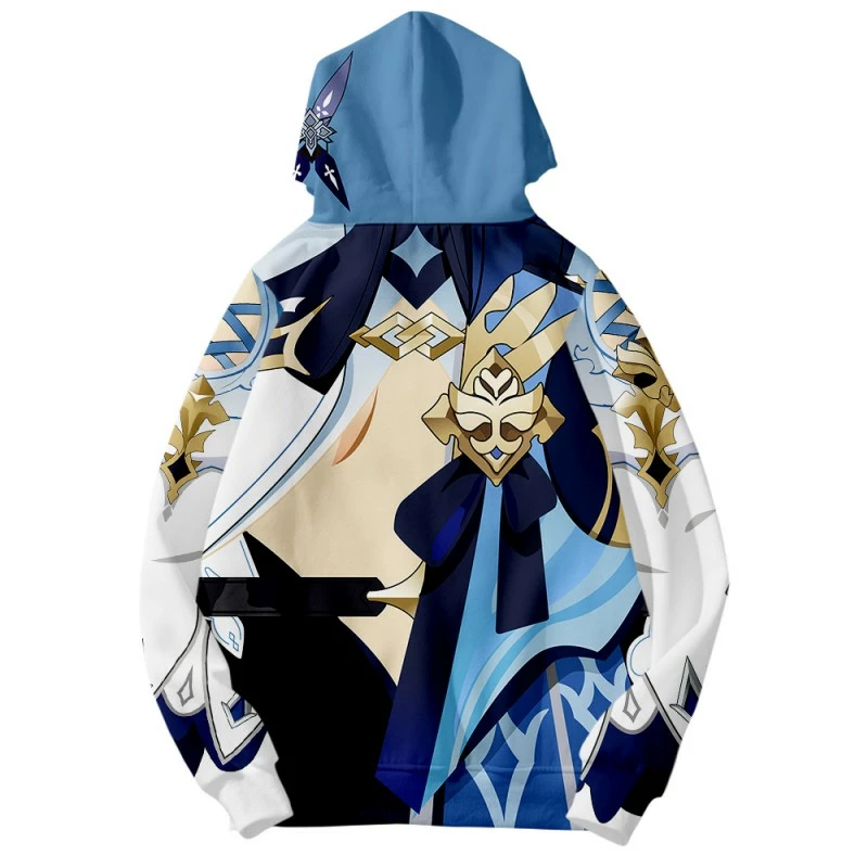 Eula 3D Print Hoodie Genshin Impact Pullover Unisex 4 Eula 3D Print Hoodie Genshin Impact Pullover Unisex - Image 2