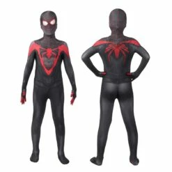 Spider-Man Miles Morales PS5 Cosplay Costume Spiderman Suit For Kids