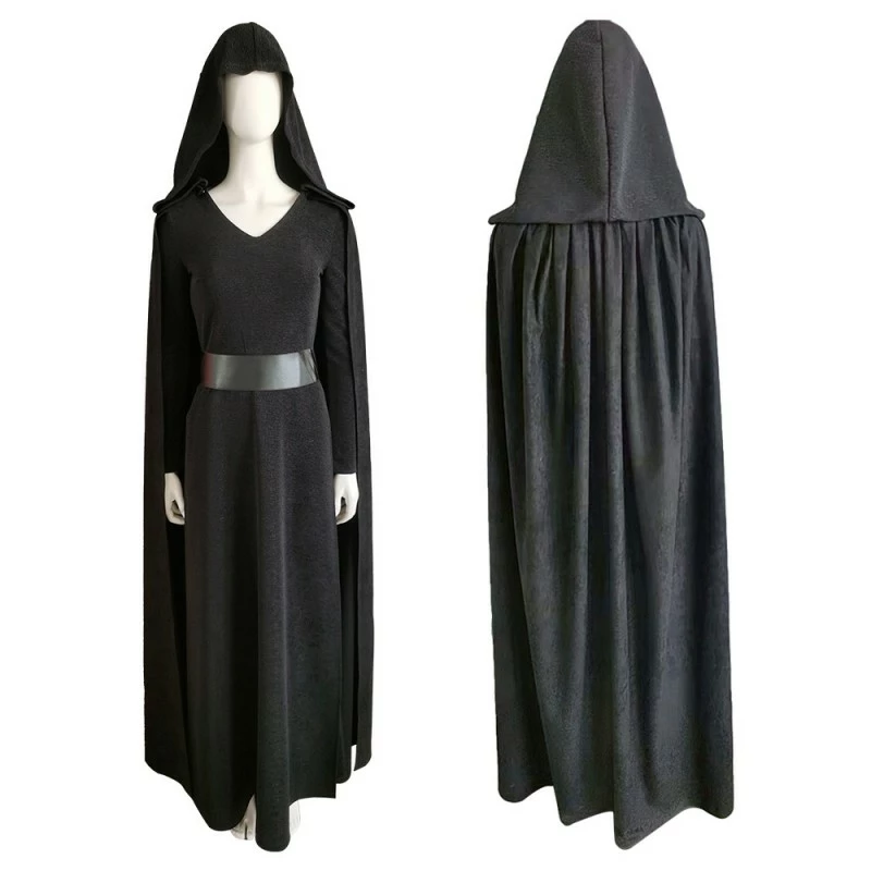 Star Wars The Rise Of Skywalker Rey Black Cosplay Costumes 3 Star Wars The Rise Of Skywalker Rey Black Cosplay Costumes