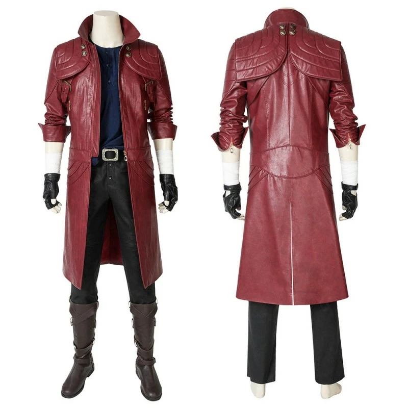 DMC 5 Dante Cosplay Costume Devil May Cry V Halloween Suit 3 DMC 5 Dante Cosplay Costume Devil May Cry V Halloween Suit