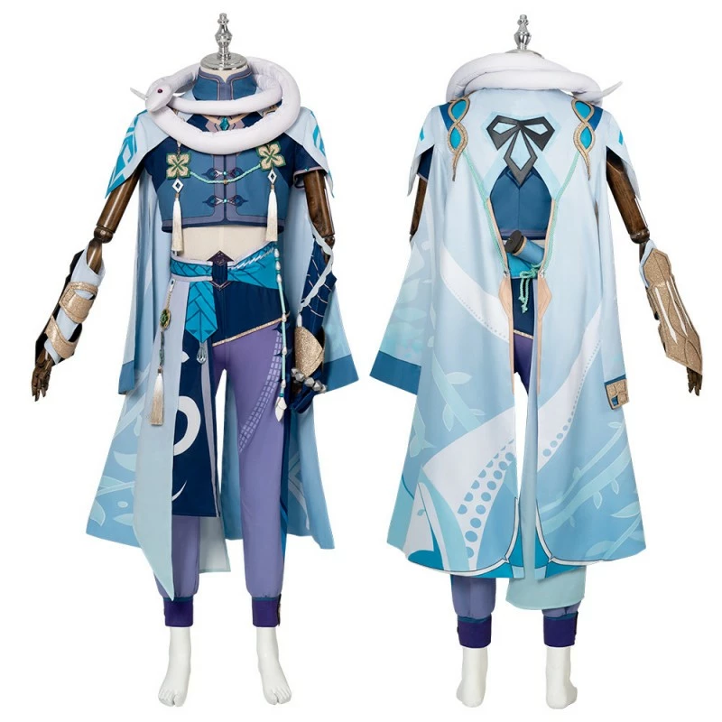 Baizhu Costume Genshin Impact Cosplay Suit 3 Baizhu Costume Genshin Impact Cosplay Suit