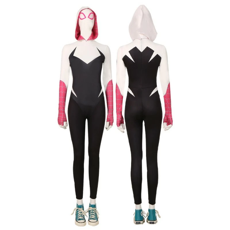 Spider-Man: Across The Spider-Verse Gwen Stacy Cosplay Costumes 3 Spider-Man: Across The Spider-Verse Gwen Stacy Cosplay Costumes