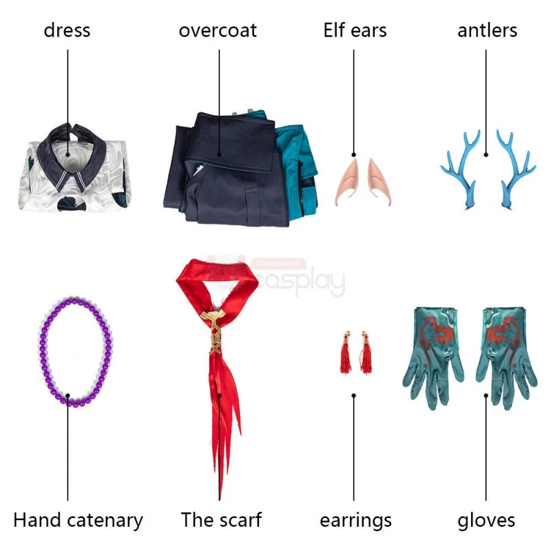 Dusk Costume Arknights Cosplay Suit 22 Dusk Costume Arknights Cosplay Suit - Image 20