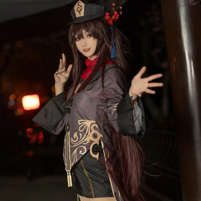 Hu Tao Costume Genshin Impact Cosplay Suit 10 Hu Tao Costume Genshin Impact Cosplay Suit - Image 8