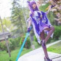 Keqing Costume Game Genshin Impact Cosplay Costumes -DreamSuit Store k1 800x800 1